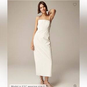 NWT Anna October X J.Crew multistrap sheath dress Size 0